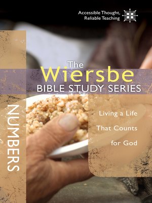 cover image of The Wiersbe Bible Study Series: Numbers